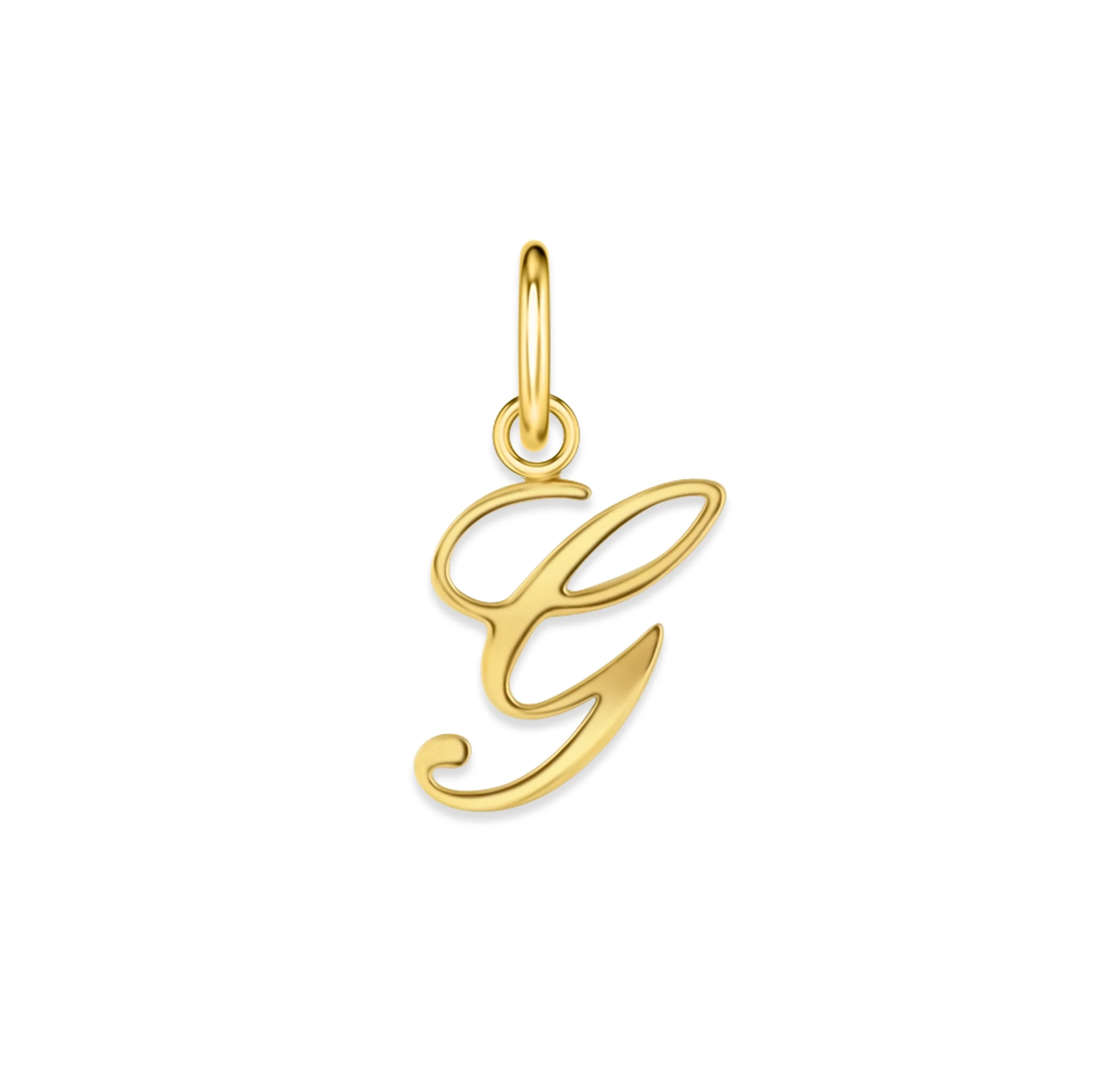 The Cursive Letter Charm - Gold - Image 11