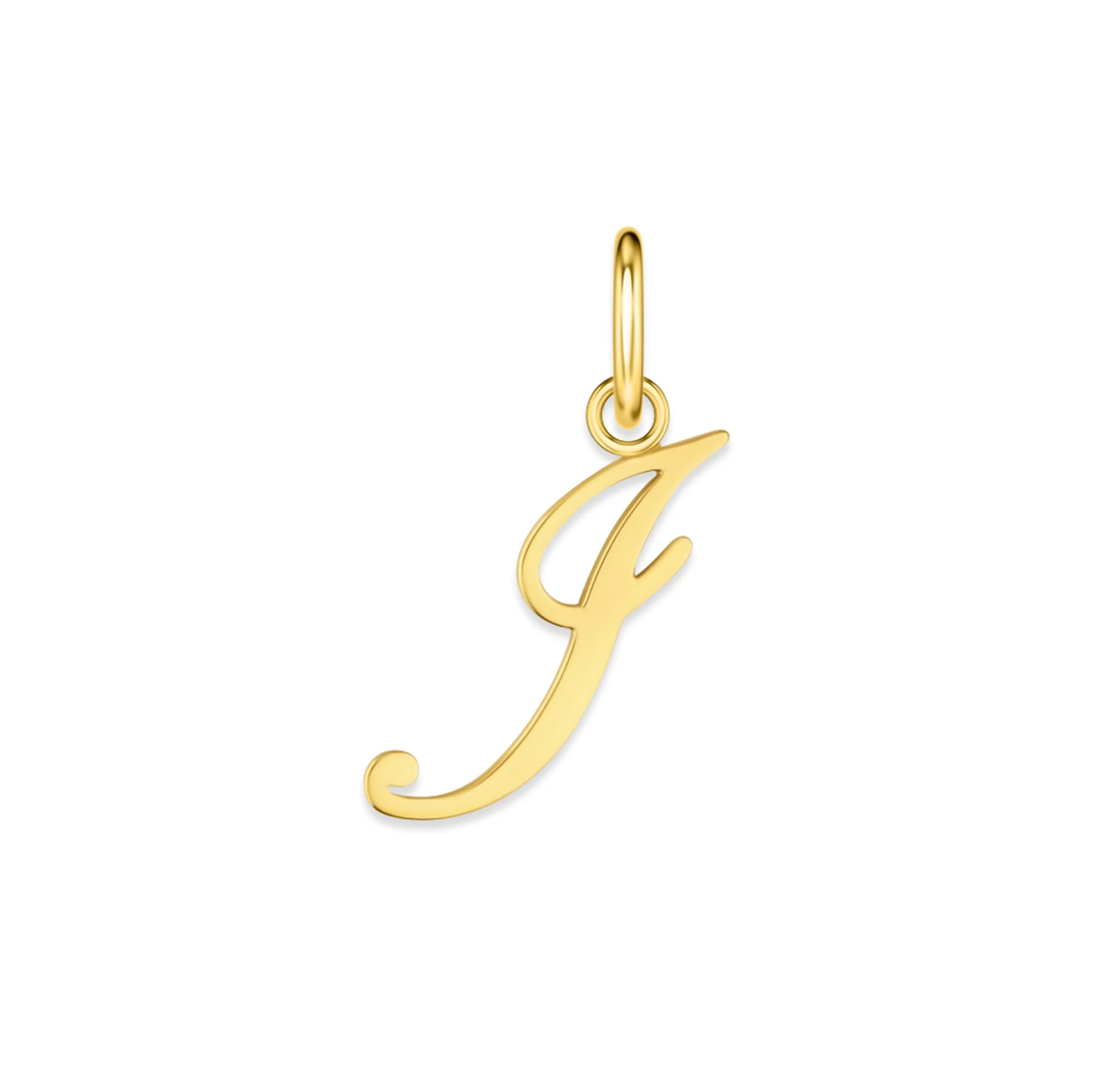 The Cursive Letter Charm - Gold - Image 13