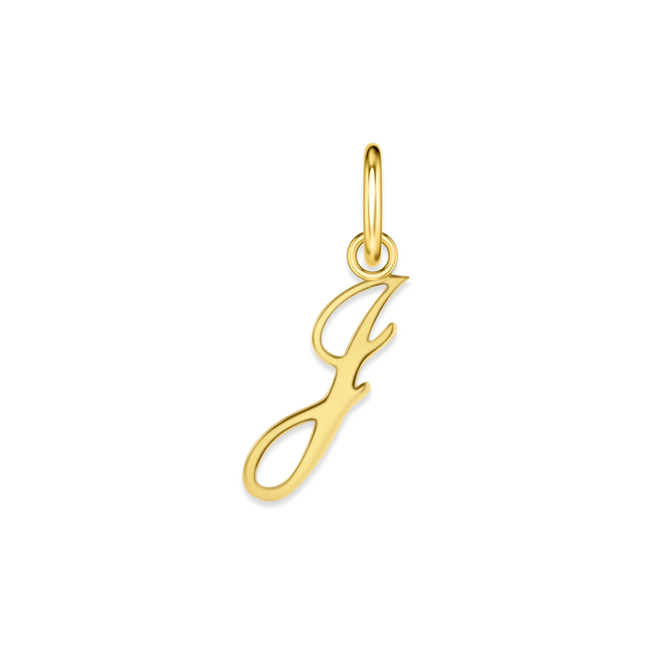 The Cursive Letter Charm - Gold - Image 14