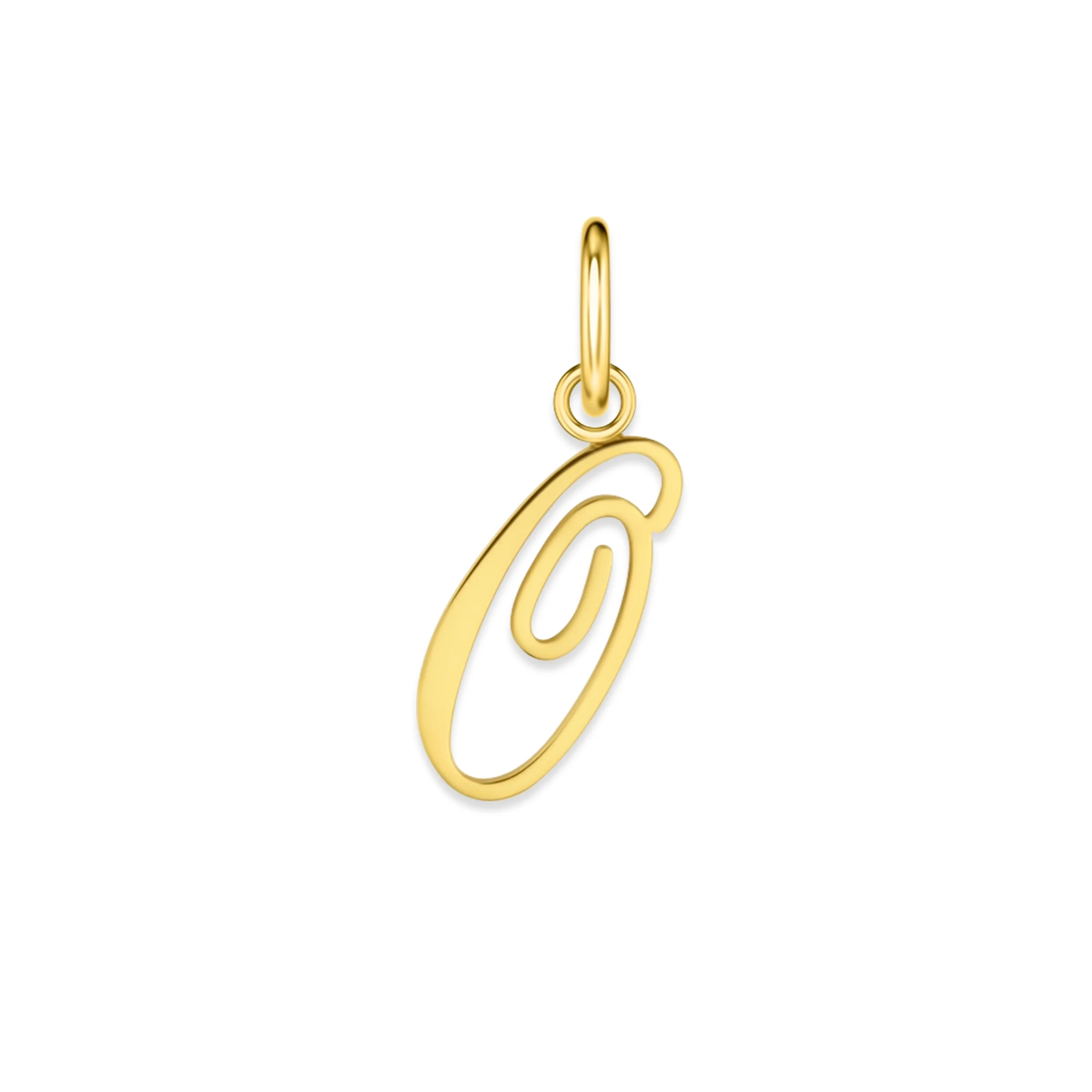 The Cursive Letter Charm - Gold - Image 19
