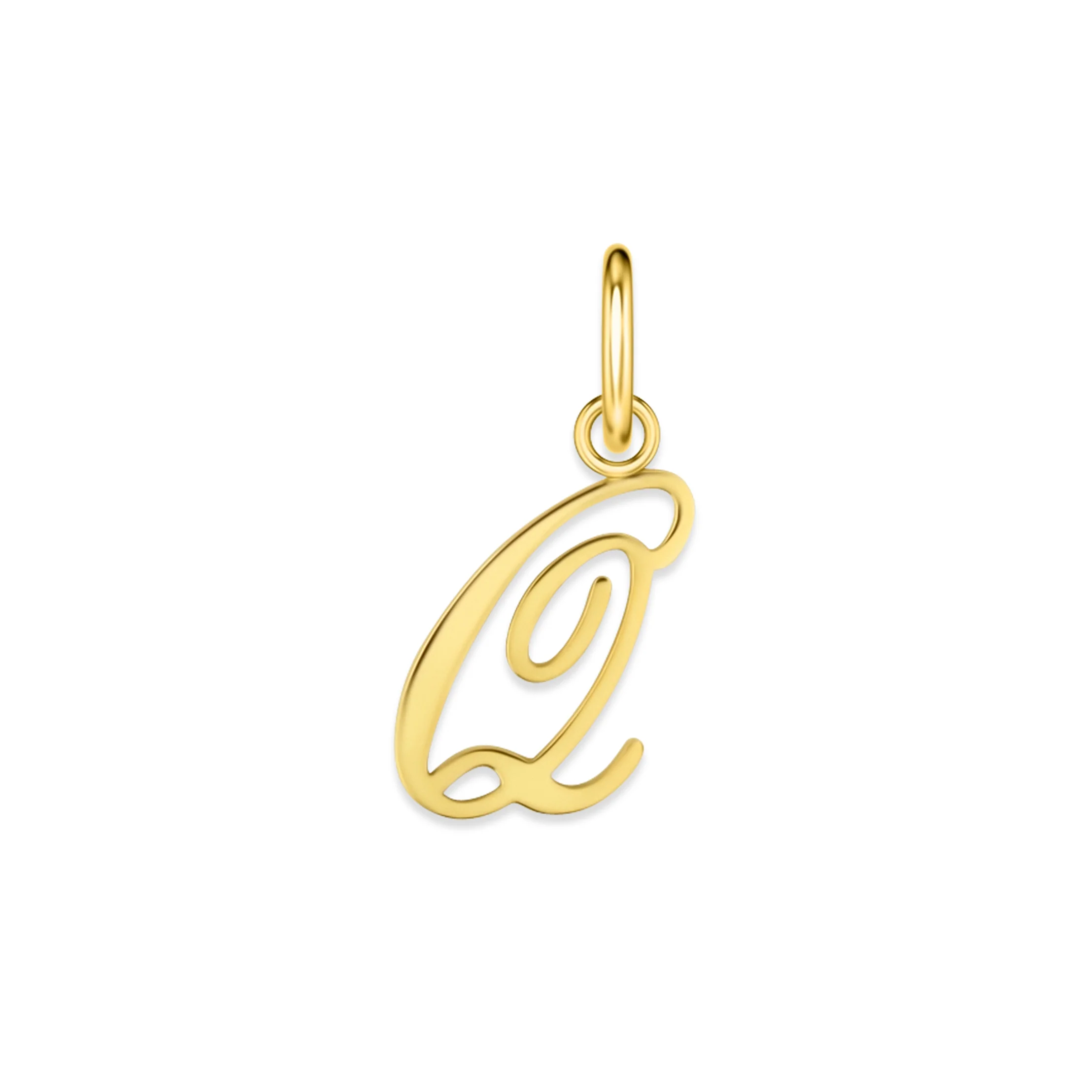 The Cursive Letter Charm - Gold - Image 21