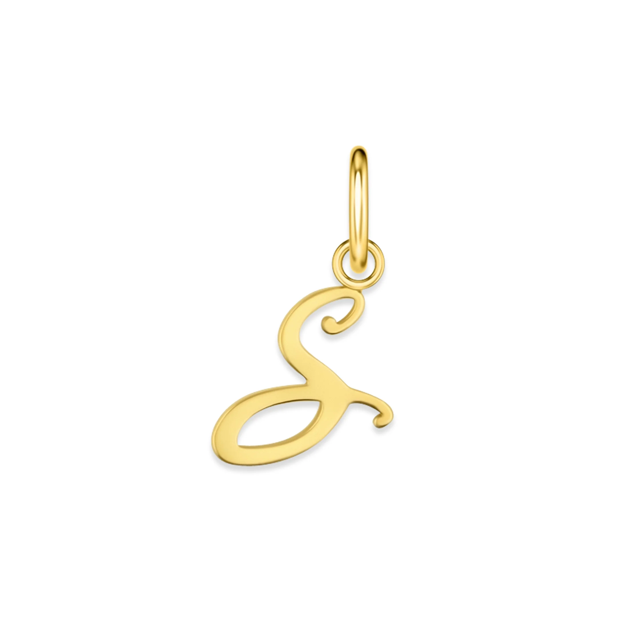 The Cursive Letter Charm - Gold - Image 23