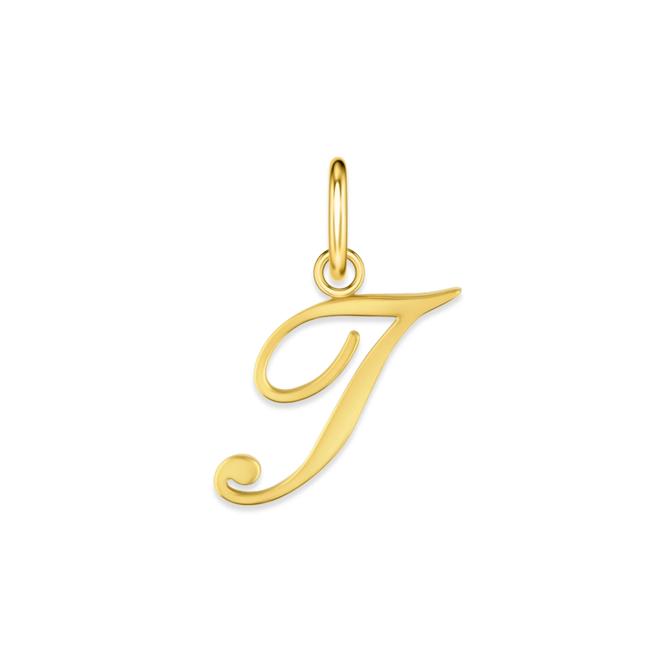 The Cursive Letter Charm - Gold - Image 24