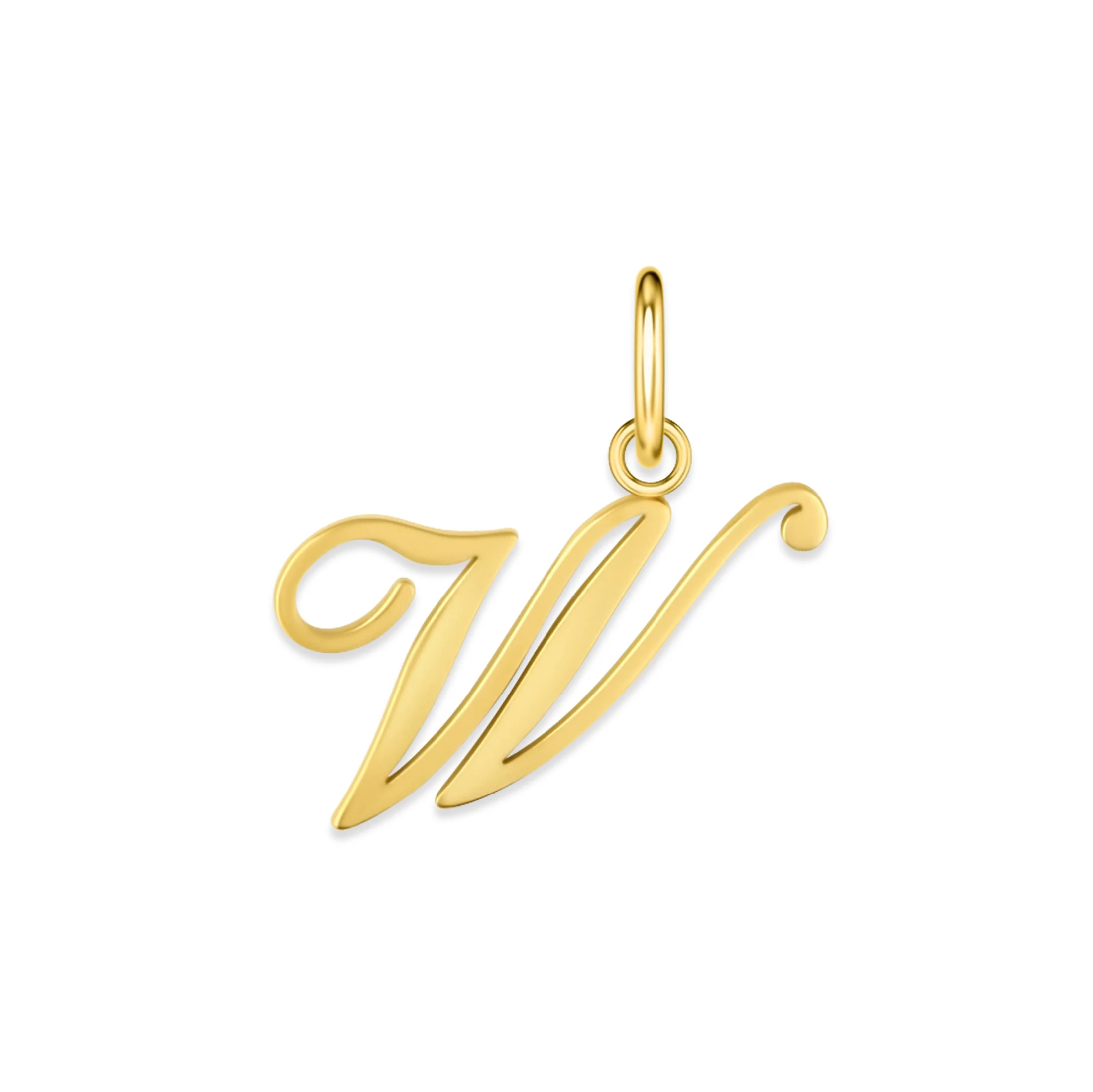 The Cursive Letter Charm - Gold - Image 27