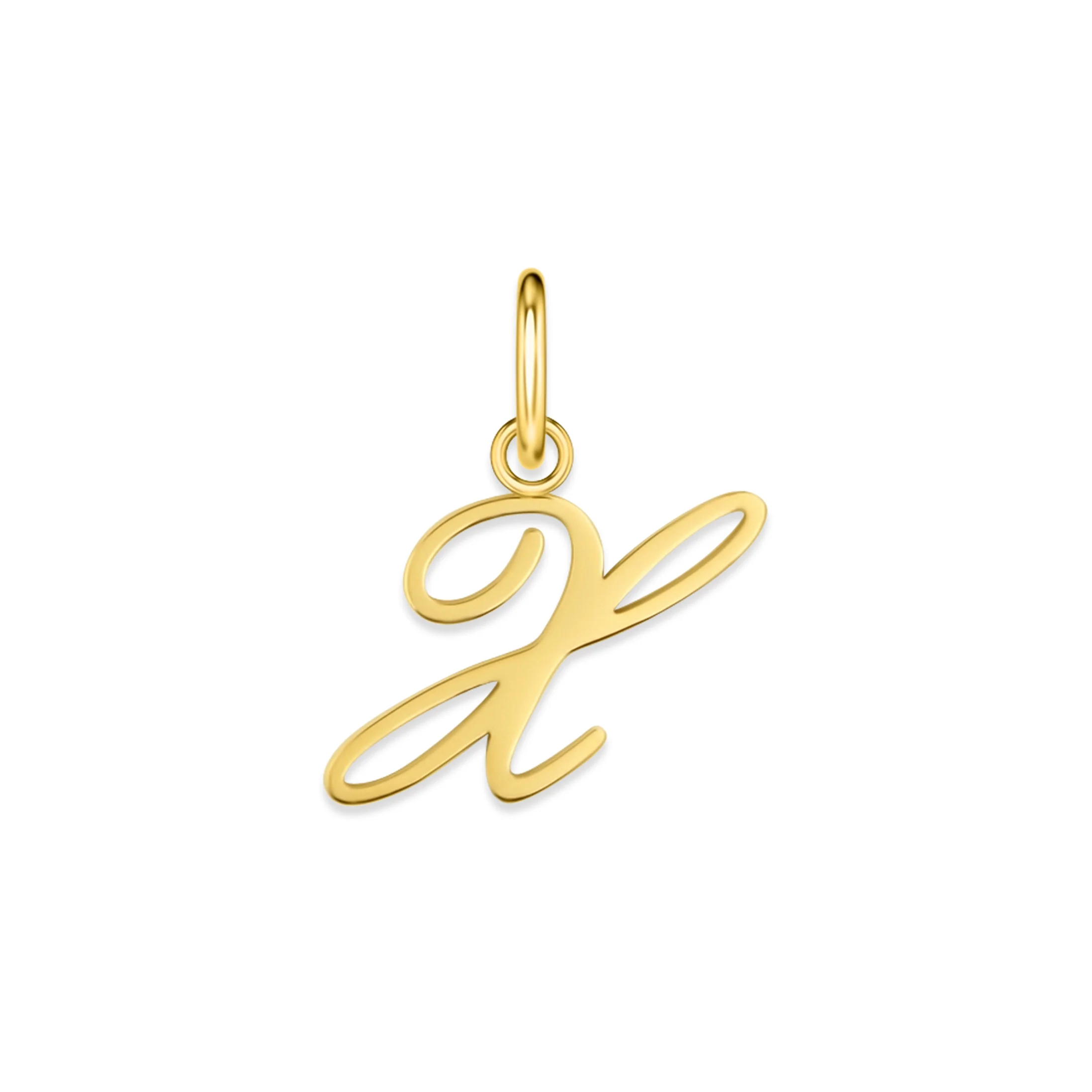 The Cursive Letter Charm - Gold - Image 28