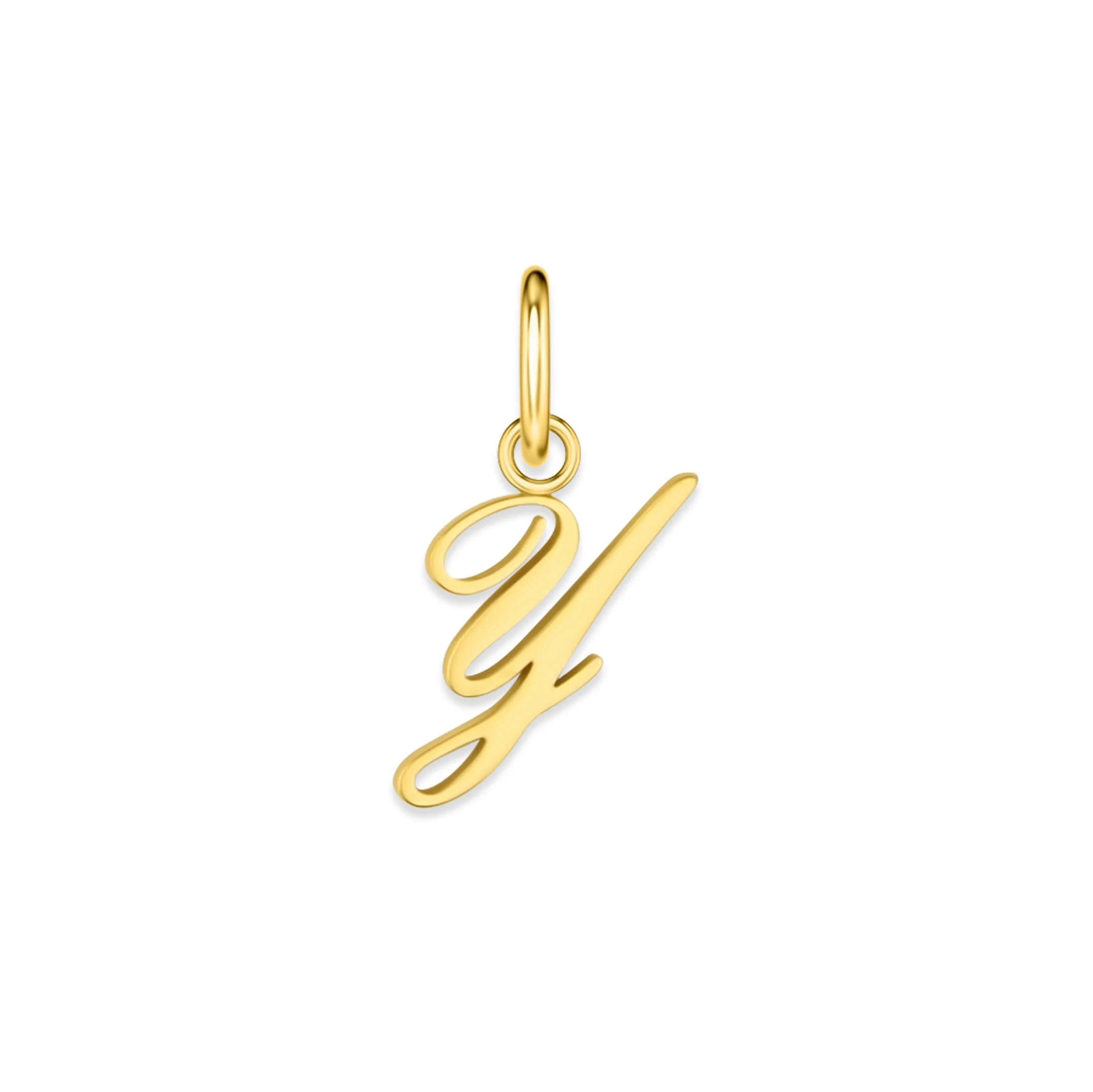 The Cursive Letter Charm - Gold - Image 29