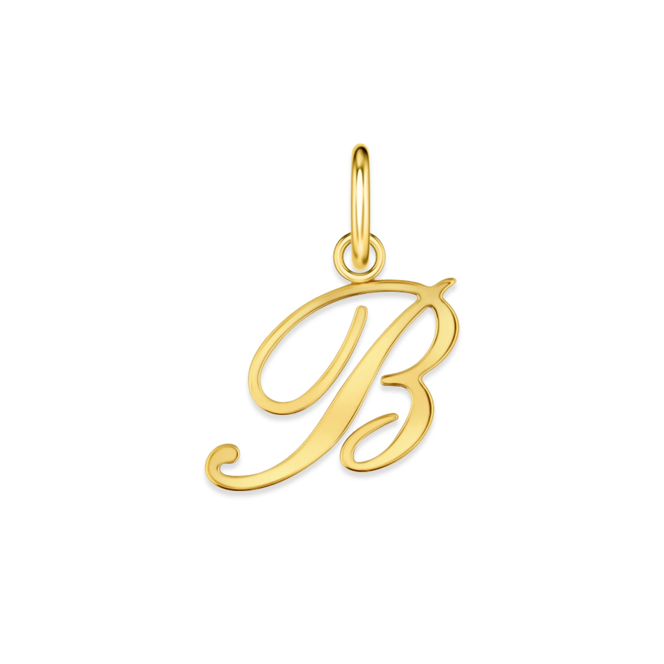 The Cursive Letter Charm - Gold - Image 6