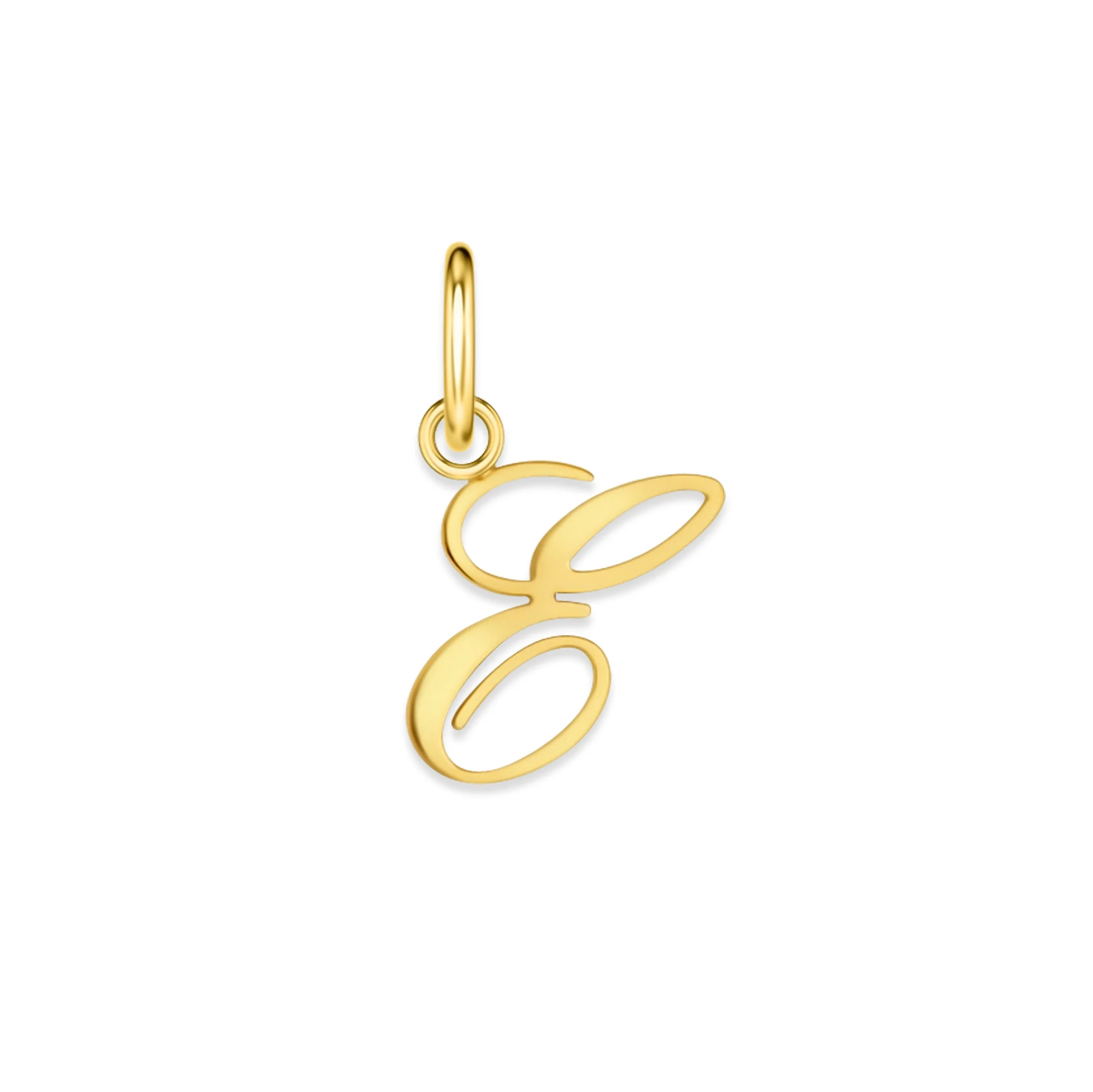 The Cursive Letter Charm - Gold - Image 9