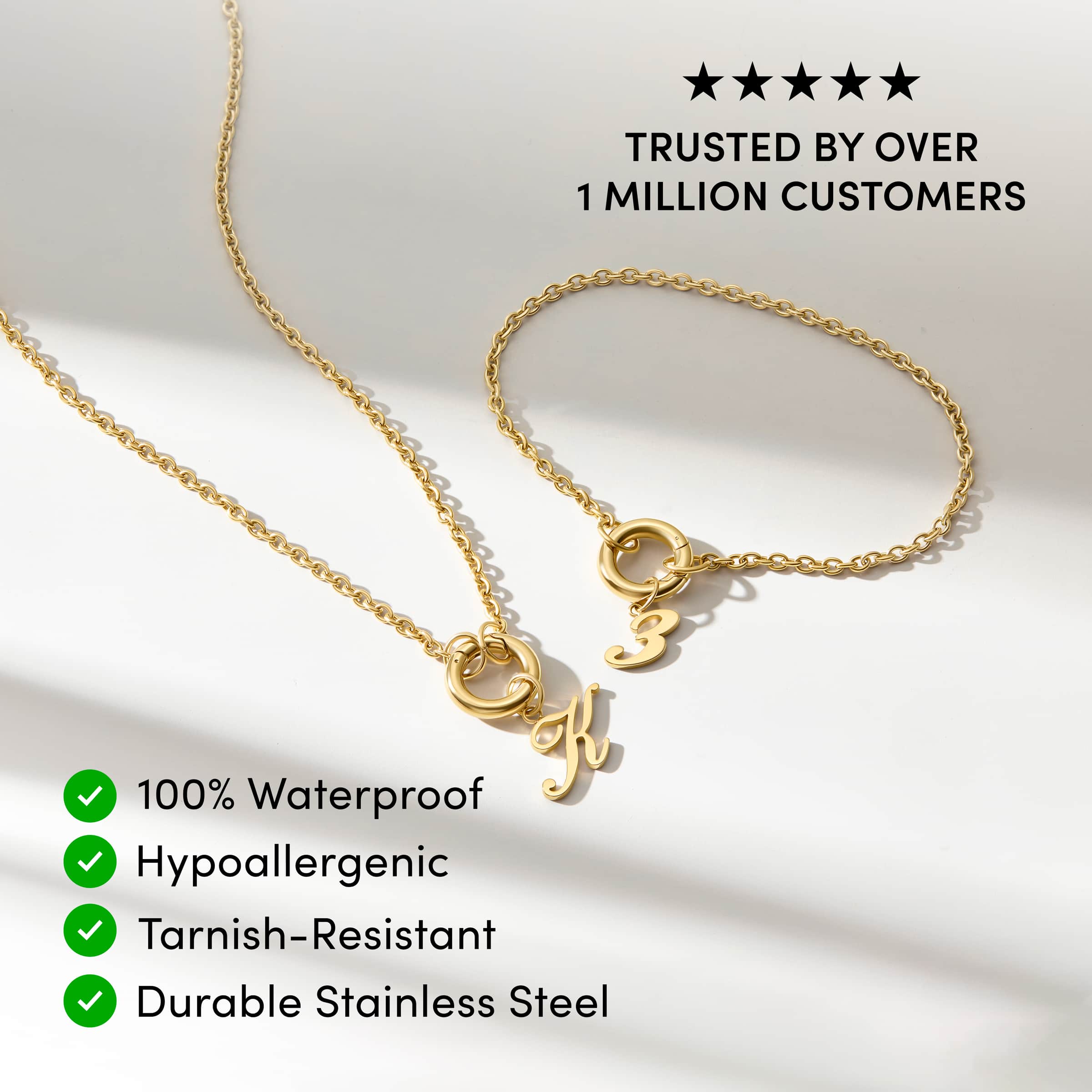 The Number Charm - Gold - Image 6