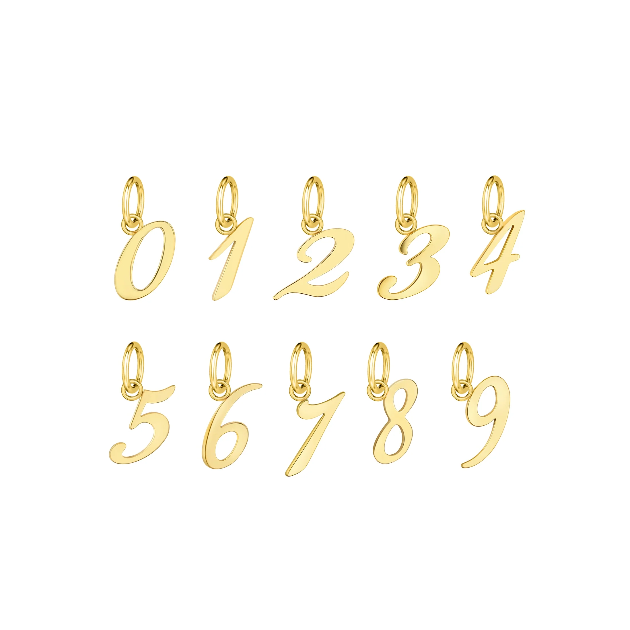 The Number Charm - Gold - Image 16