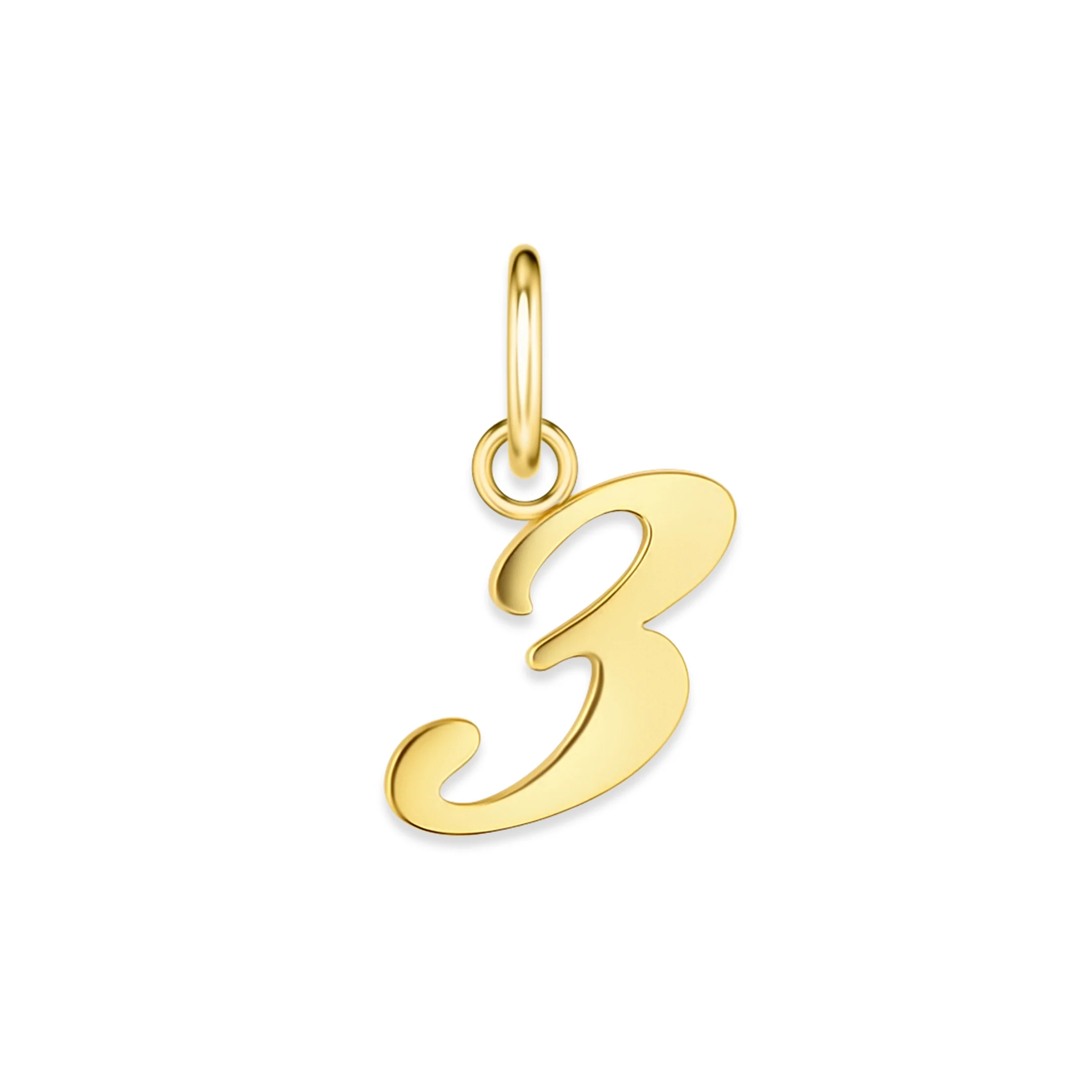 The Number Charm - Gold - Image 8